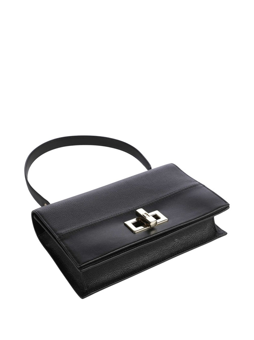 Furla Amelia M Crossbody Structured Grained Leather Shoulder Bag
