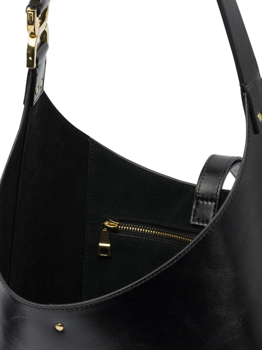 Chloé Curved Leather Hobo Marcie Shoulder Bag