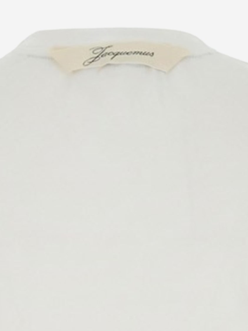 Jacquemus La Ventadou T-Shirt With Design And Embroidered Details