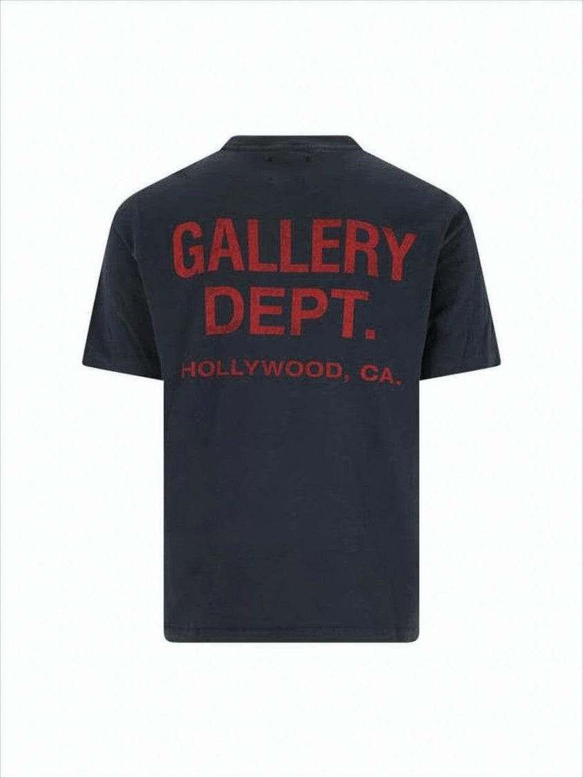 Gallery Dept. Crew Neck T-Shirt With Vintage Aesthetic