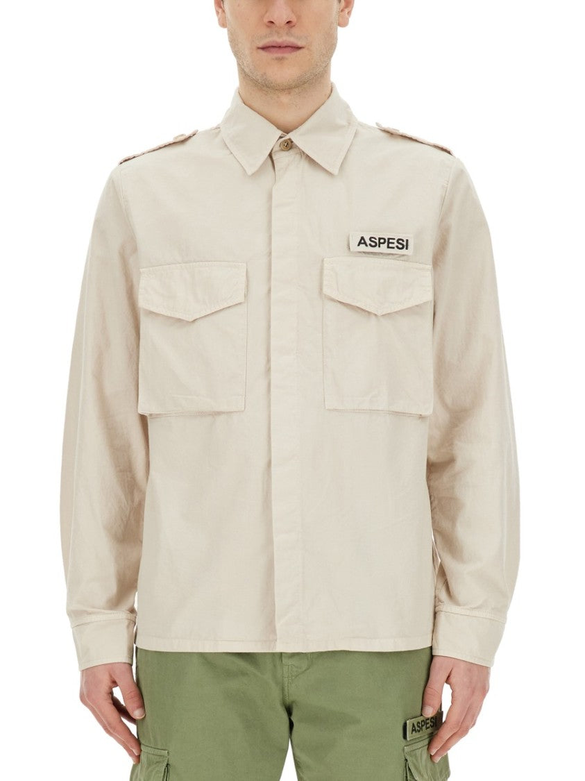 Aspesi Military-Inspired Field Shirt