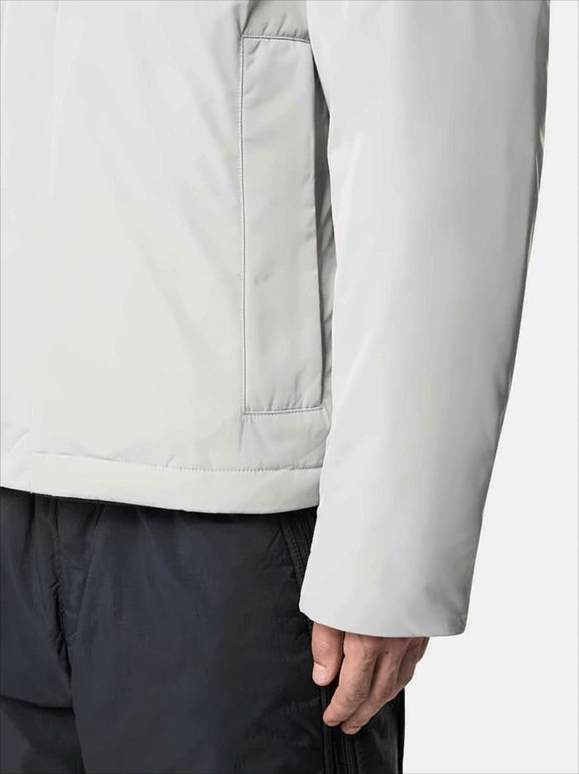 Stone Island Boxy Cropped Jacket With High Stand Collar