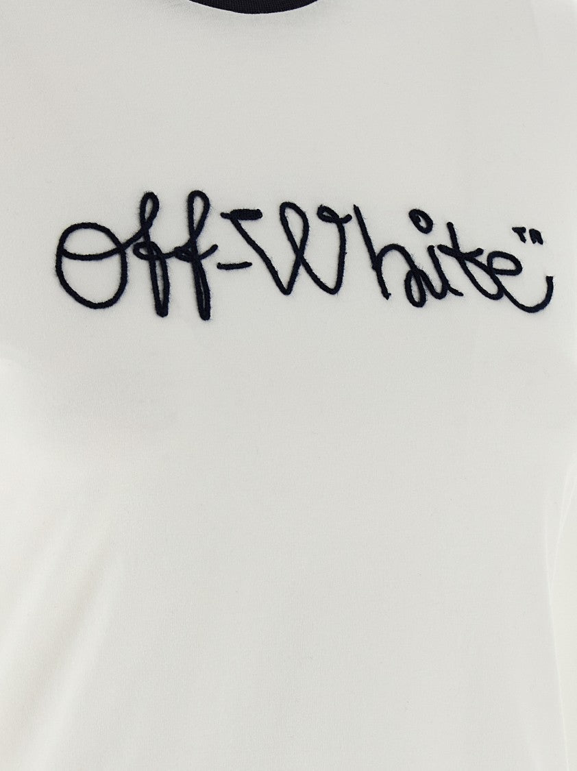 Off-White Emb Script Logo' T-Shirt