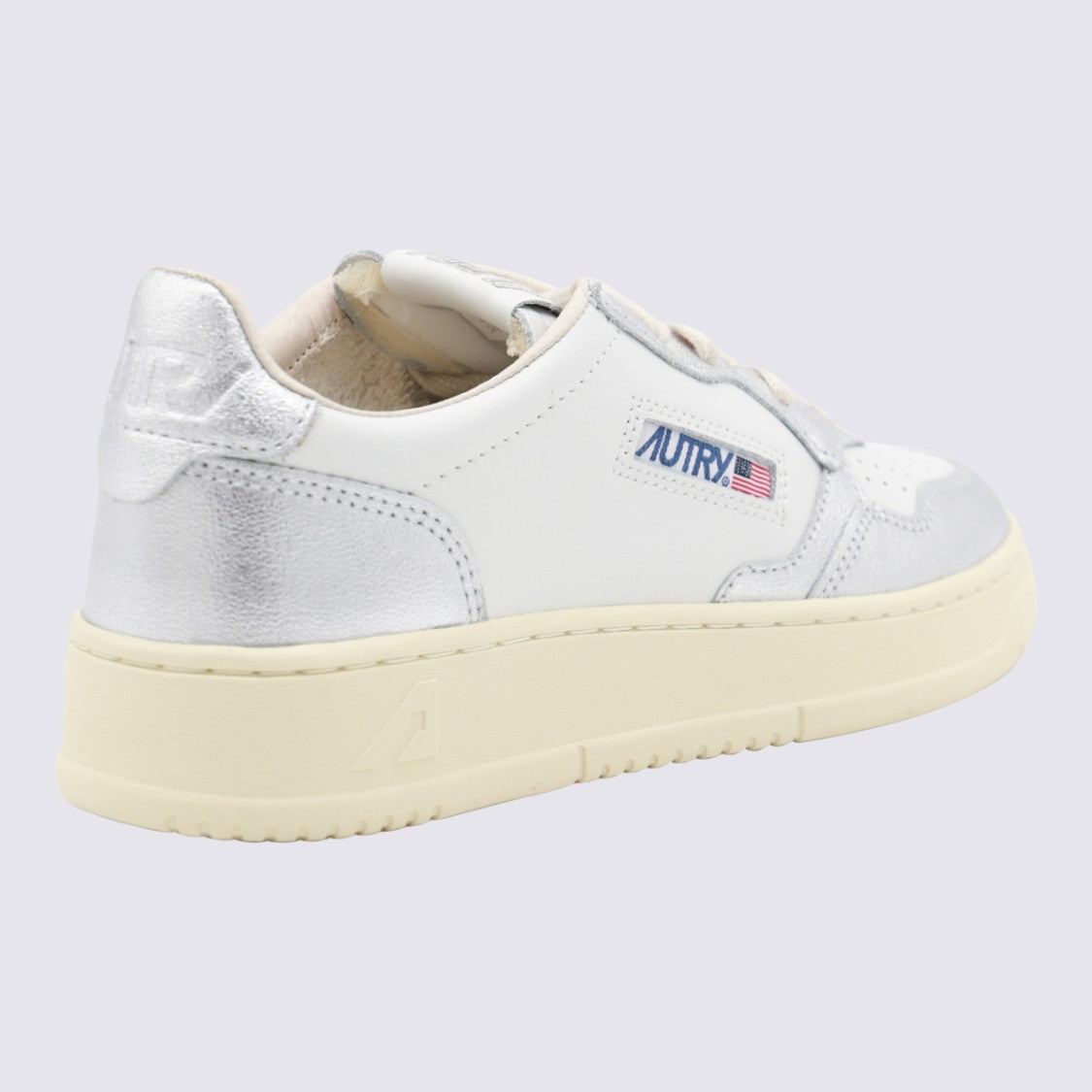 Autry Classic Low-Top Sneakers With Metallic Accents