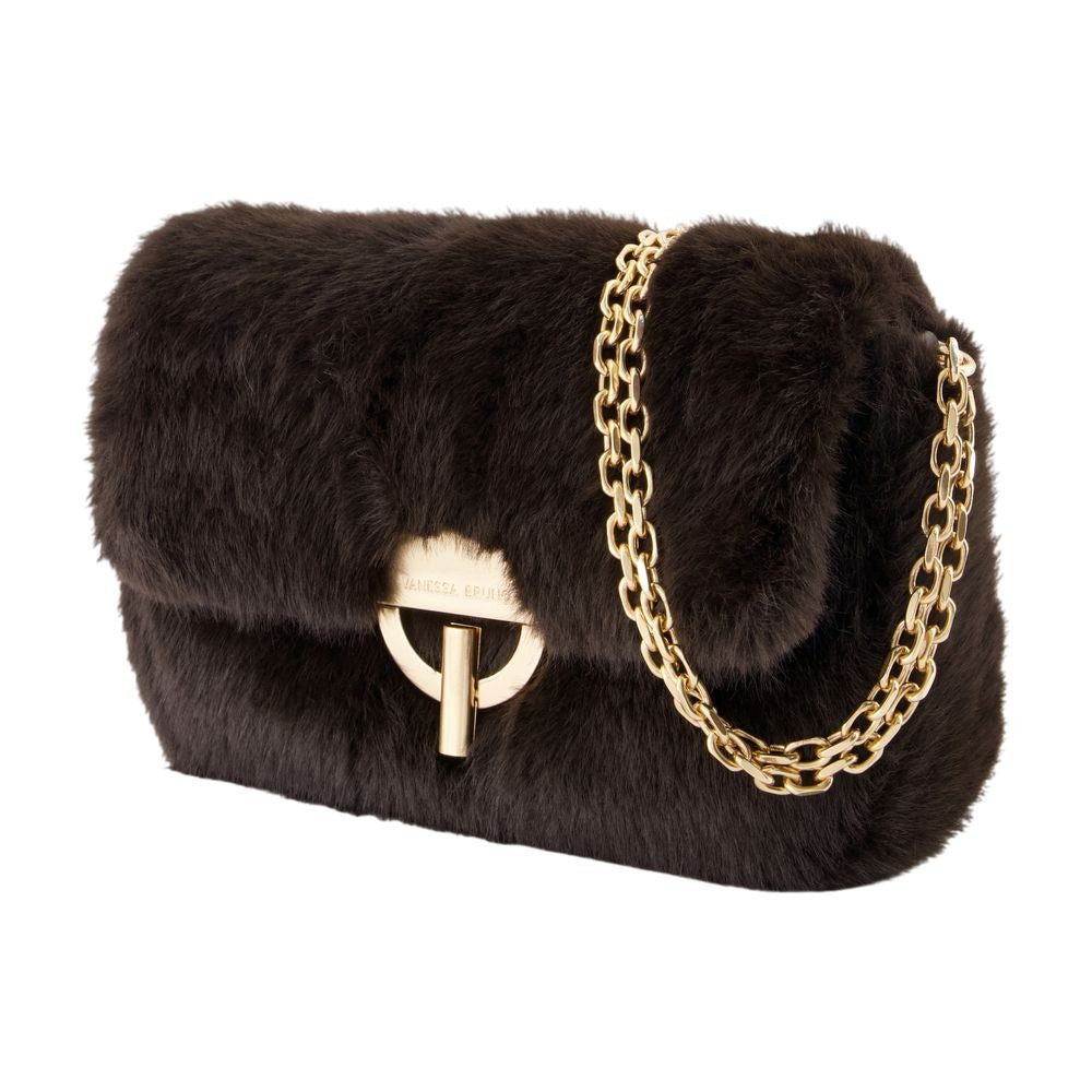 Vanessa Bruno Moon Moyen Shoulder Bag - Synthetic - Brown