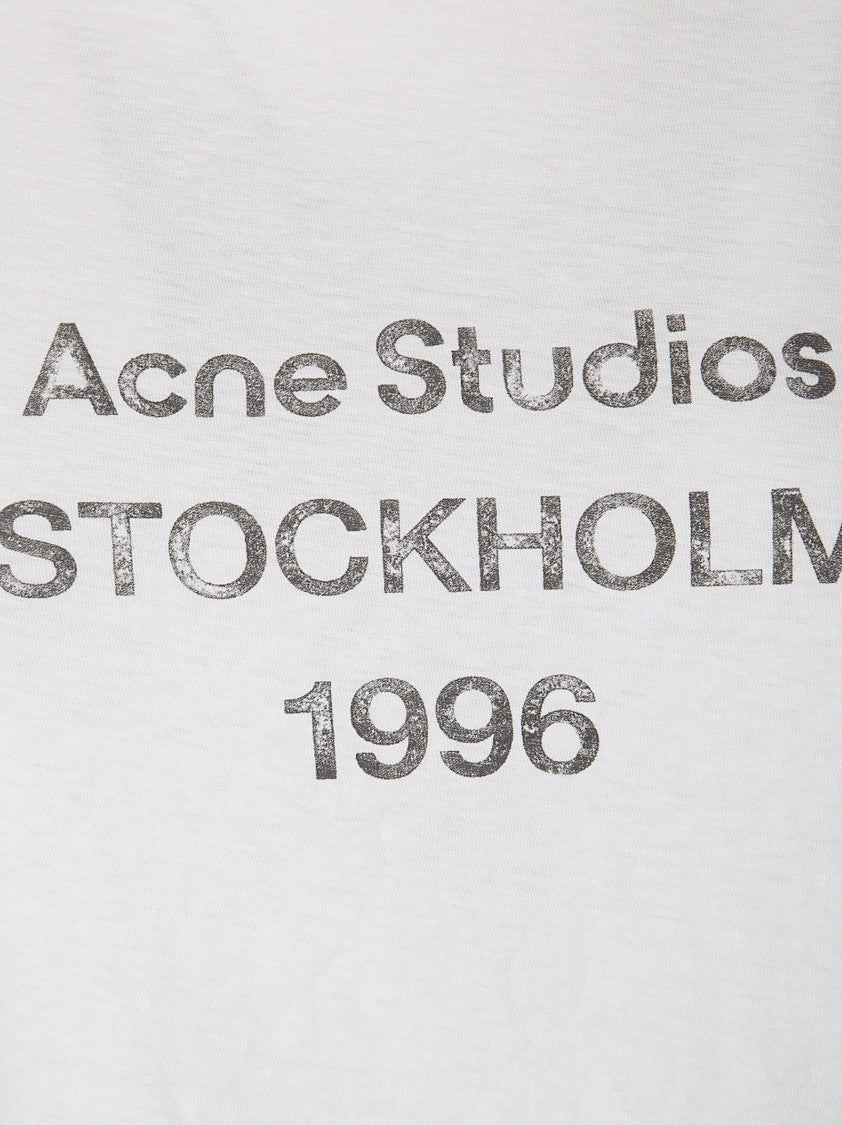 Acne Studios Front-Print Crew Neck T-Shirt