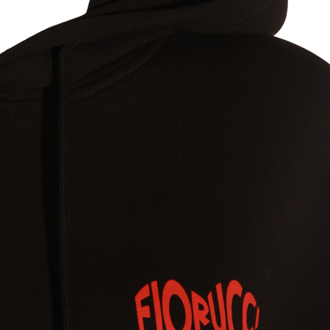 Fiorucci Black Hoodie With Kangaroo Pocket