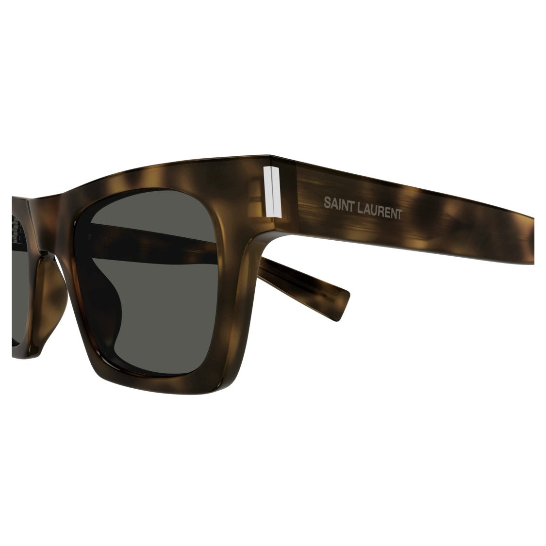 Saint Laurent Sl 719 Rectangular Tortoiseshell Sunglasses