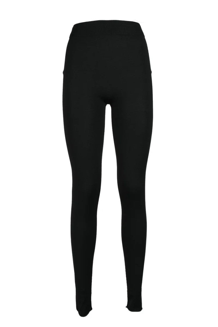 Fabiana Filippi Viscose Polyester Leggings - Black
