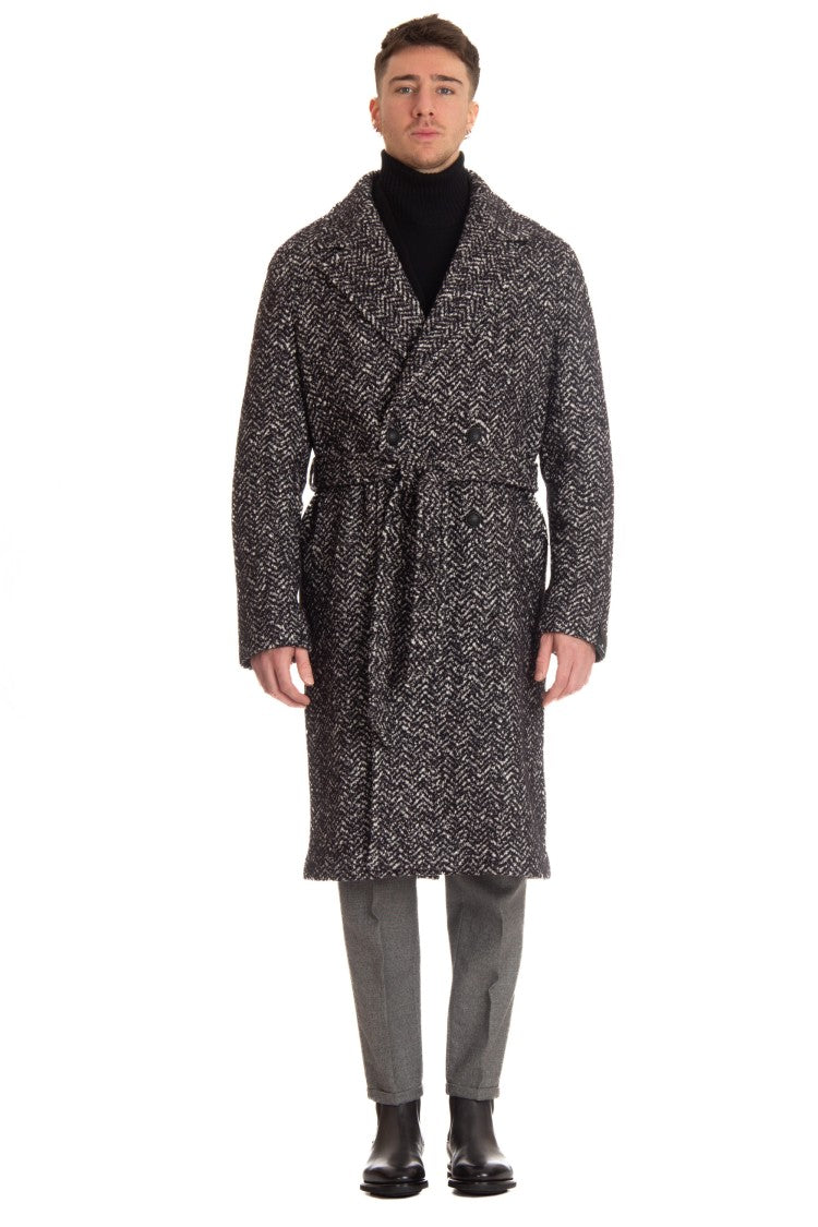 Tagliatore Royce Wool-Cotton Double-Breasted Coat