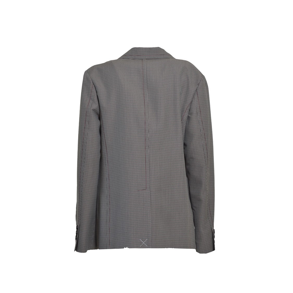 Marni Multicolor Houndstooth Wool Blend Single-Breasted Blazer