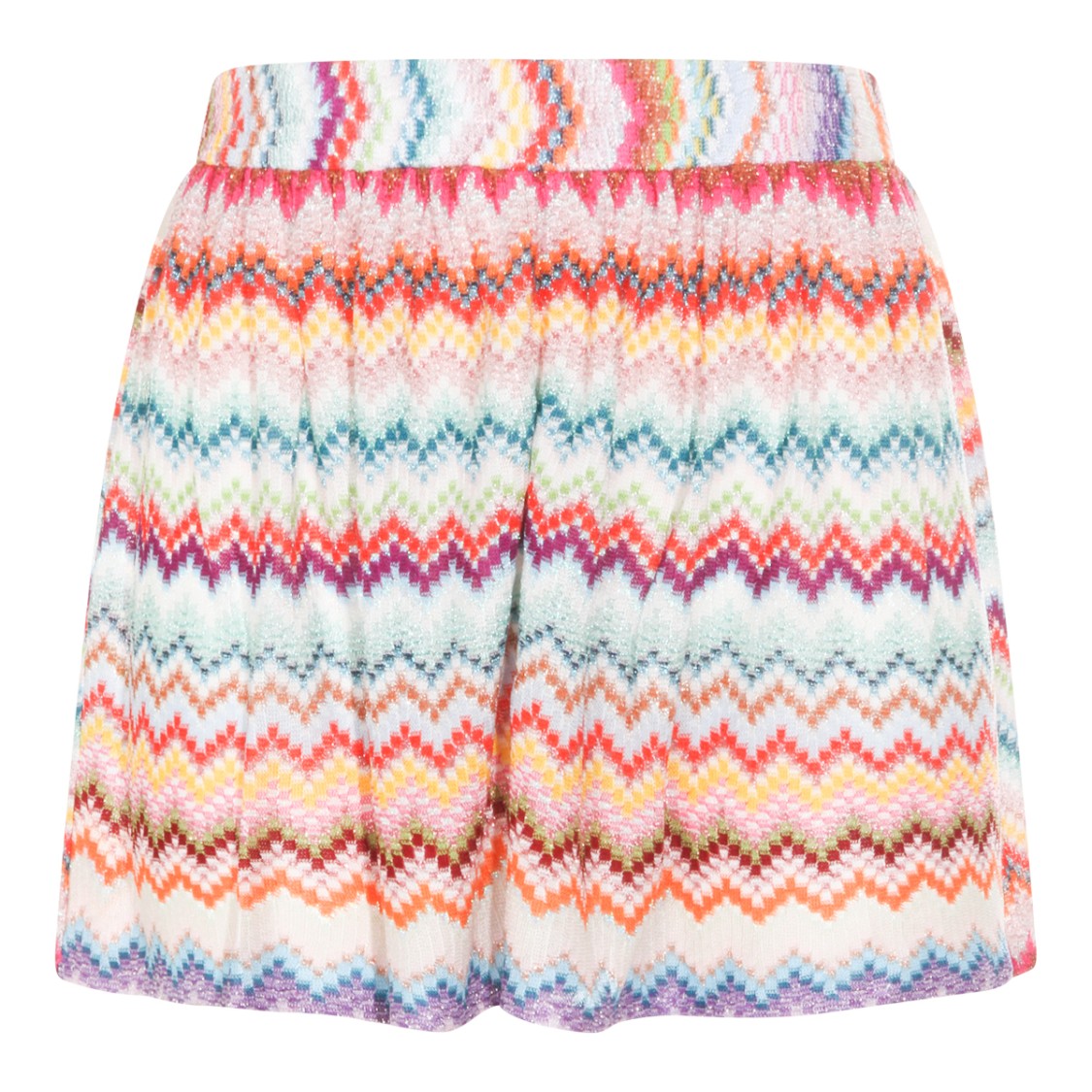 Missoni Zigzag Patterned Shorts With Relaxed Fit