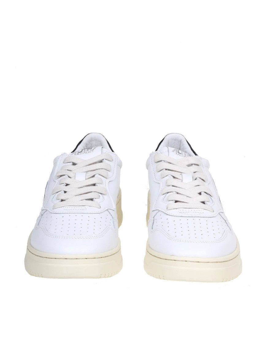 Autry Black And White Leather Sneakers
