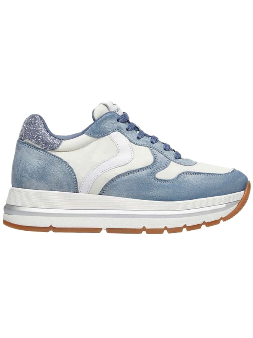 Voile Blanche Blue Low-Top Sneakers