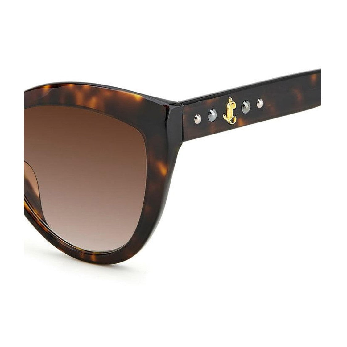 Jimmy Choo Gradient Brown Sinnie/G/S Cat-Eye Celluloid Sunglasses