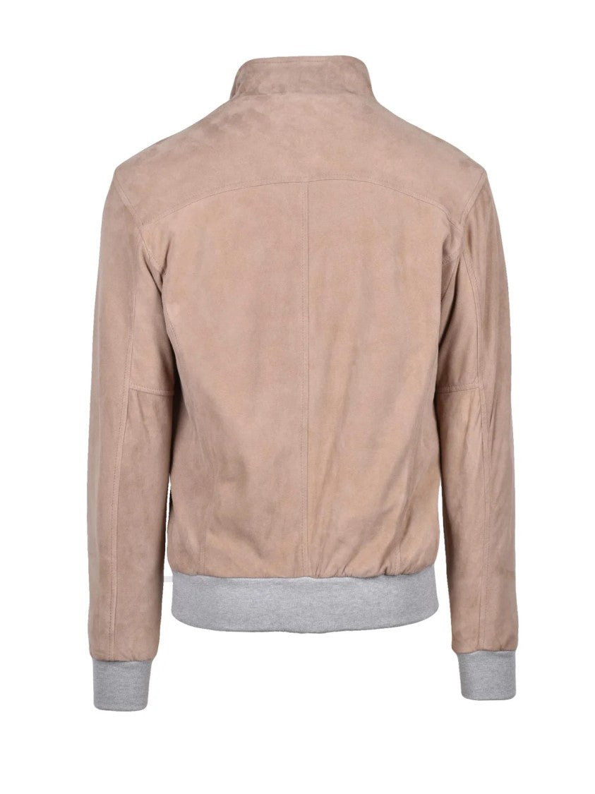 Volfagli Suede Jacket - Beige