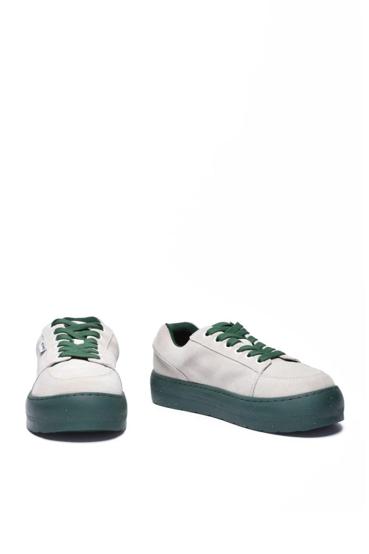 Sunnei Suede Sneaker - Beige/Green