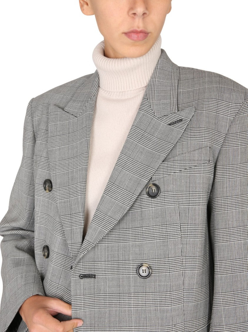 Max Mara Double-Breasted Blazer With Classic Lapel And Tailored Fit