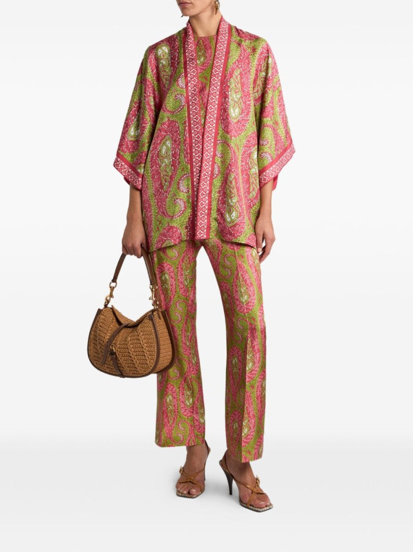 Etro Kimono Sleeve Silk Jacket