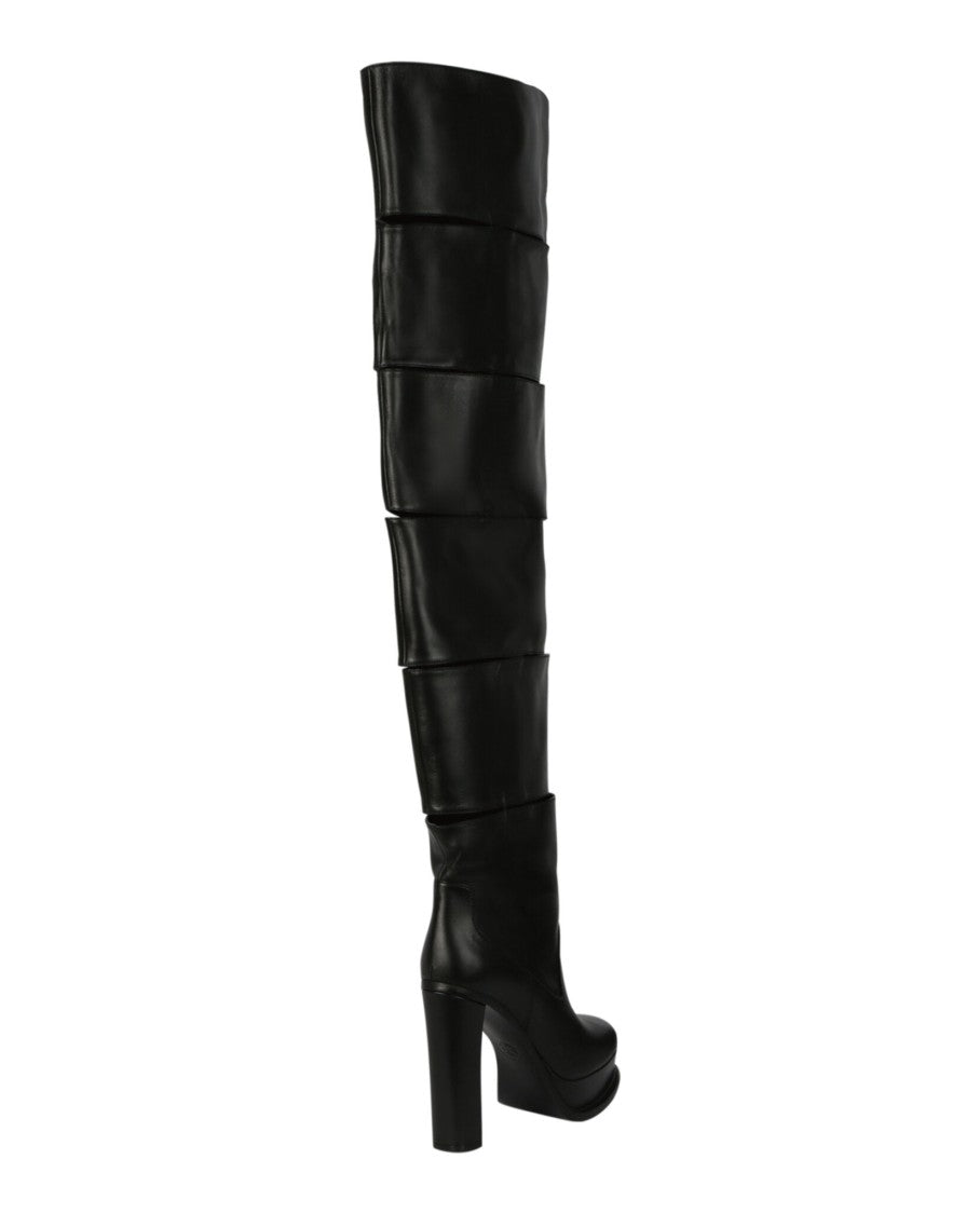 Alexander Mcqueen Slash Over-The-Knee Boots