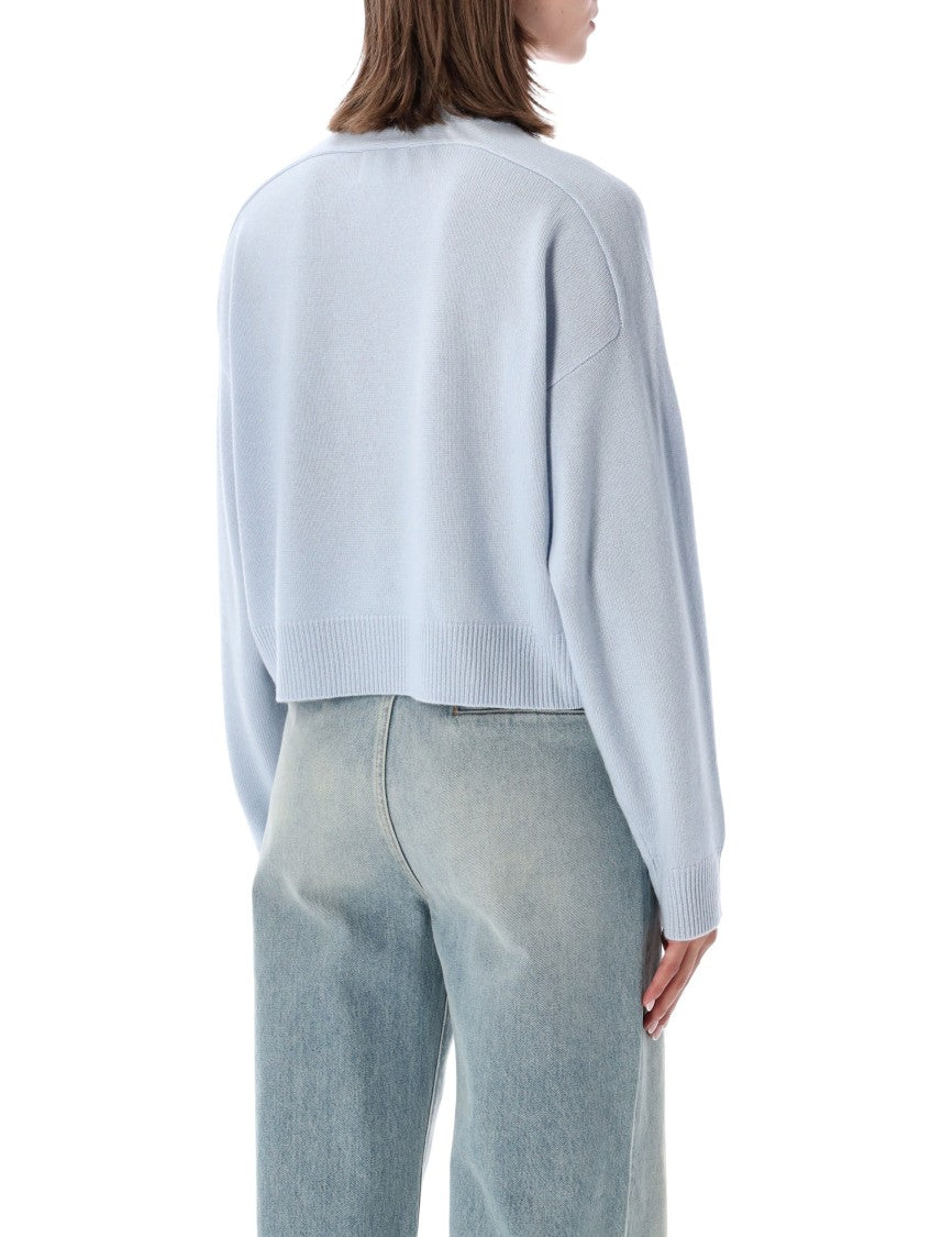 Loulou De Saison Anzor V-Neck Cashmere Boxy Sweater