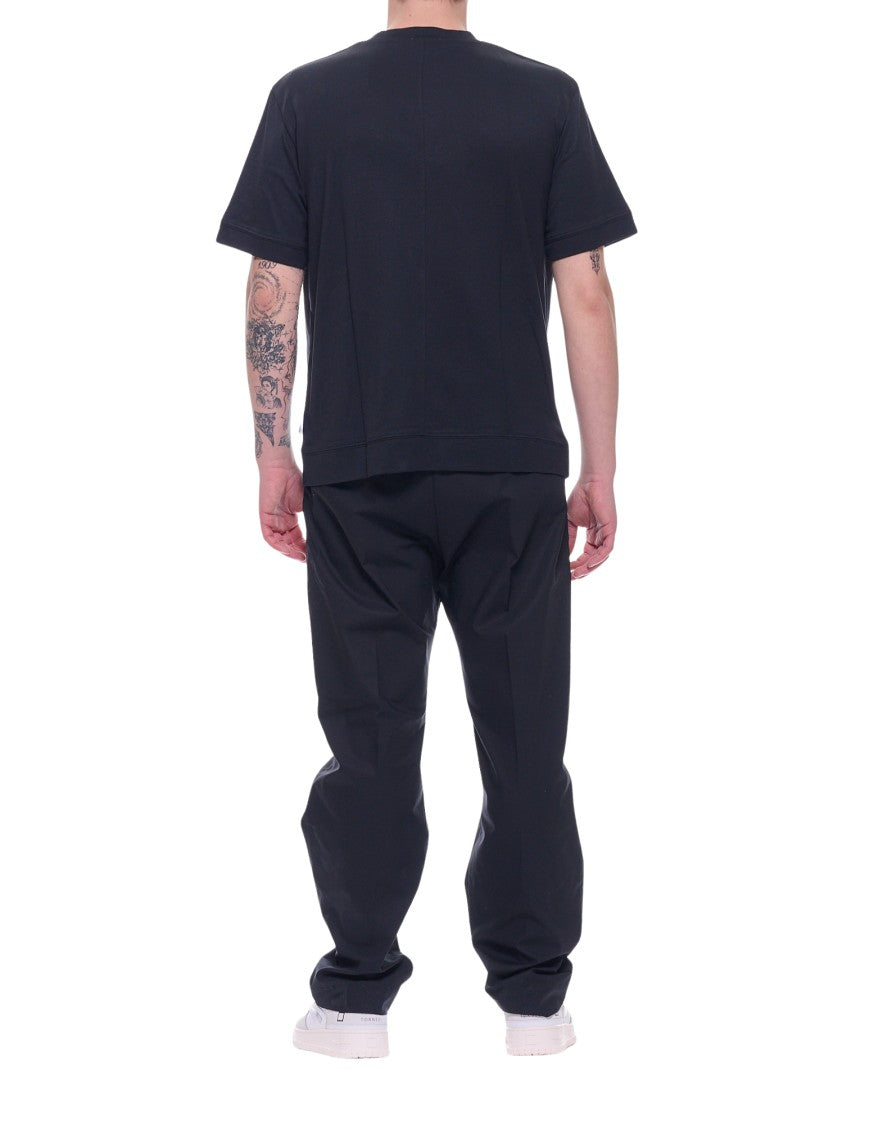 Nine In The Morning Black Fold 2 Stretch Cotton Chino Pants