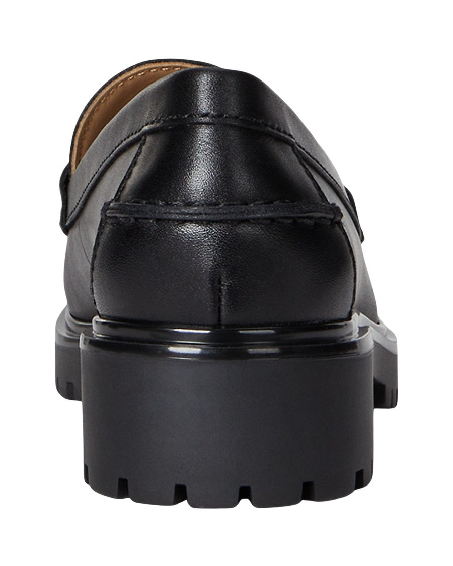 Lauren Ralph Lauren Marli Leather Loafers With Classic Moccasin Design
