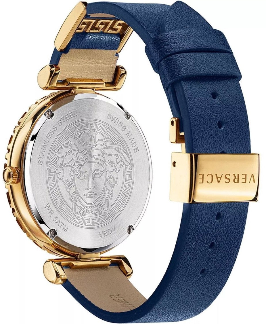 Versace Palazzo Empire Greca Diamond 37Mm Swiss-Made Watch