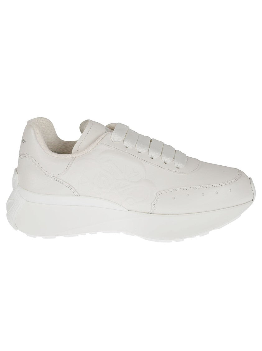 Alexander Mcqueen Smooth Leather Low-Top Sneakers