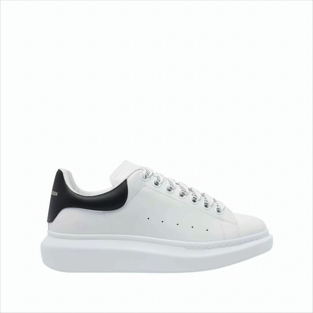 Alexander Mcqueen Smooth White Leather Sneakers