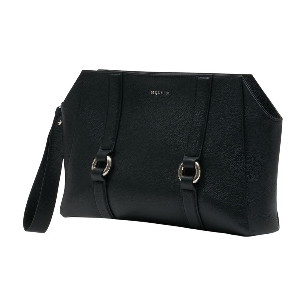 Alexander Mcqueen New Farringdon Leather Clutch