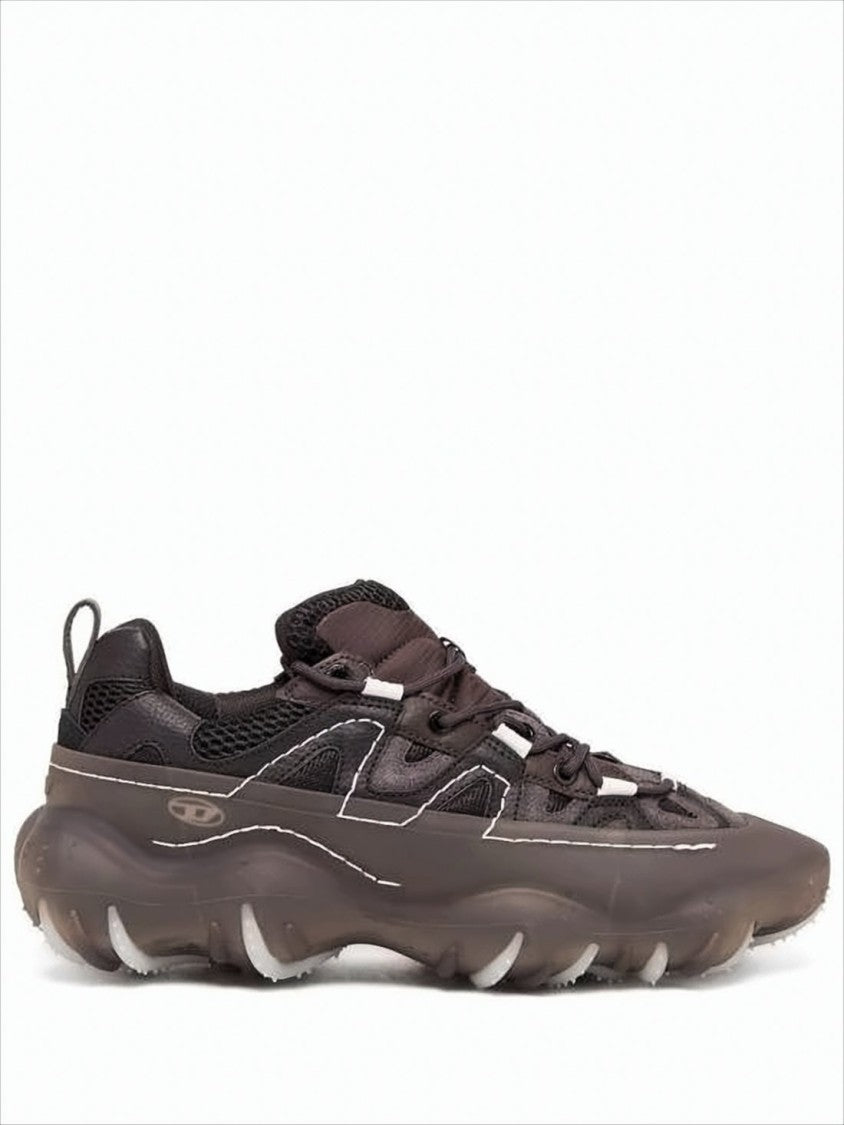 Diesel Futuristic Chunky Sole Black Sneakers