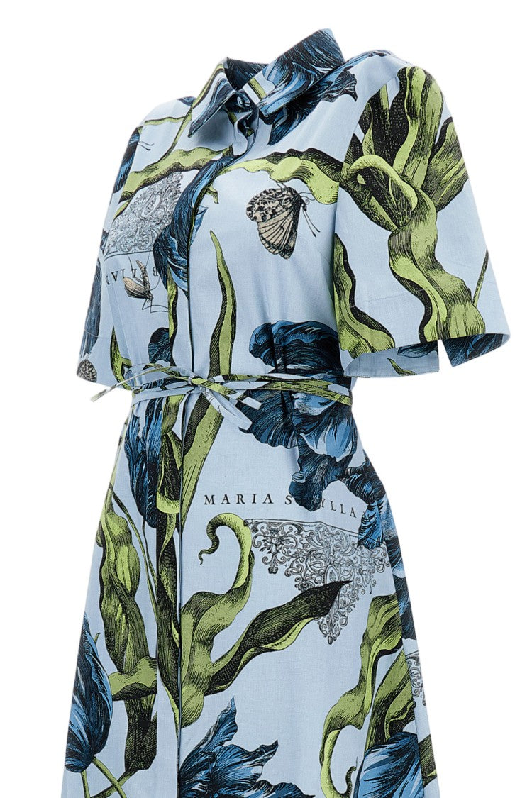 Erdem Short Sleeve Shirt Dress