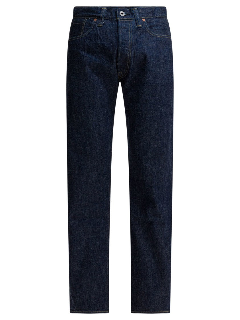 Buzz Rickson's Relaxed Fit Straight-Leg Jeans With Unique Stitching