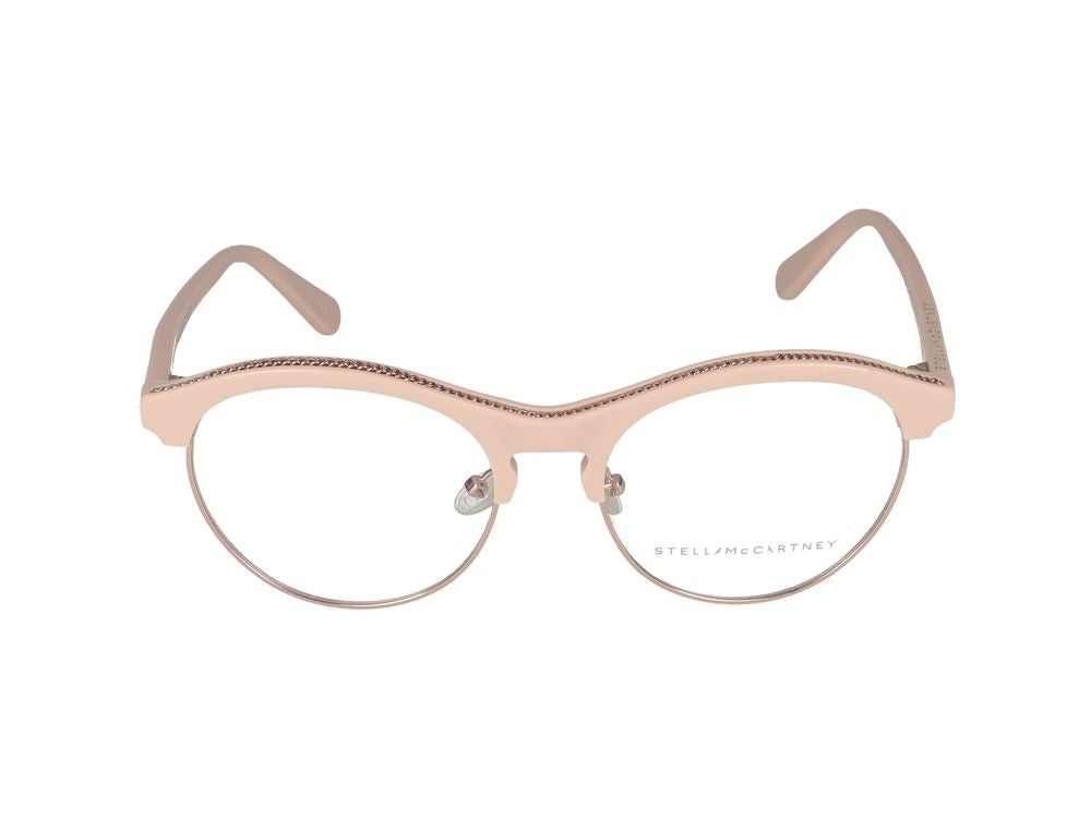 Stella Mccartney Eyeglasses Sc0220o 003 Gold Pink Transparent 51/17/140