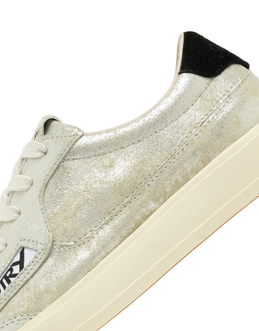 Autry Windscape Low Women’S Silver/Black Sneakers