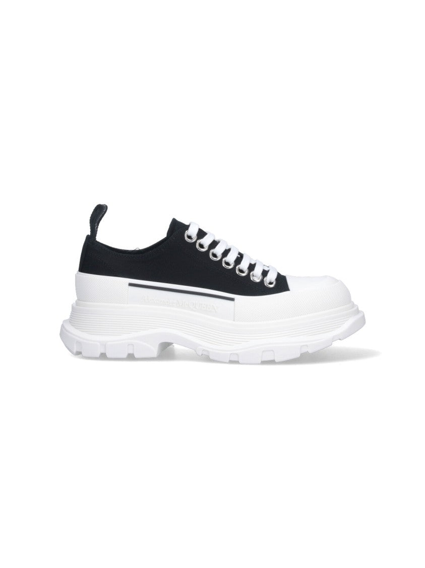 Alexander Mcqueen "Tread Slick" Sneakers In Black Cotton