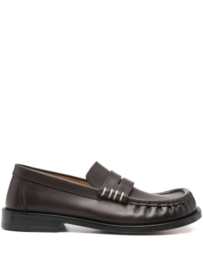J. W. Anderson Classic Moccasin-Style Silver Flats
