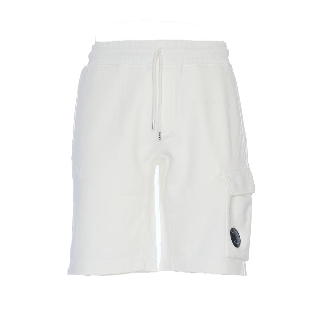 C.P. Company Cargo Shorts In Lightweight Brushed Cotton Fleece