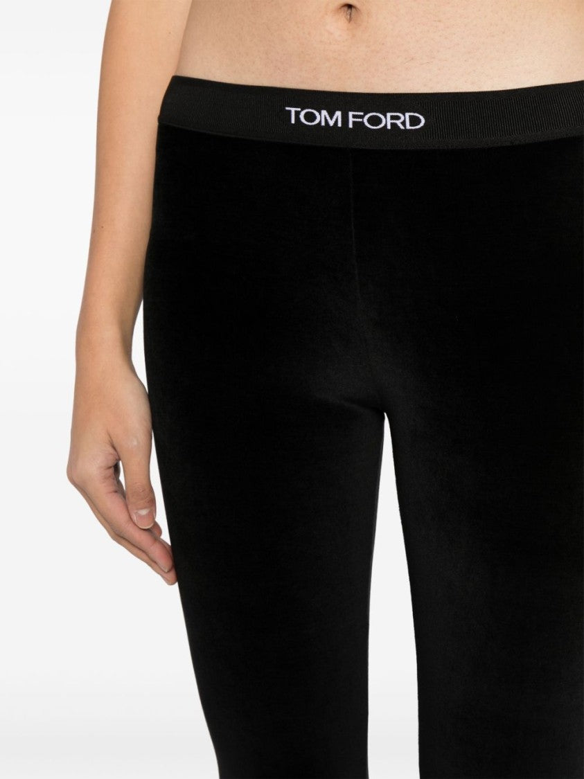 Tom Ford Tailored Black Trousers With Straight-Leg Cut
