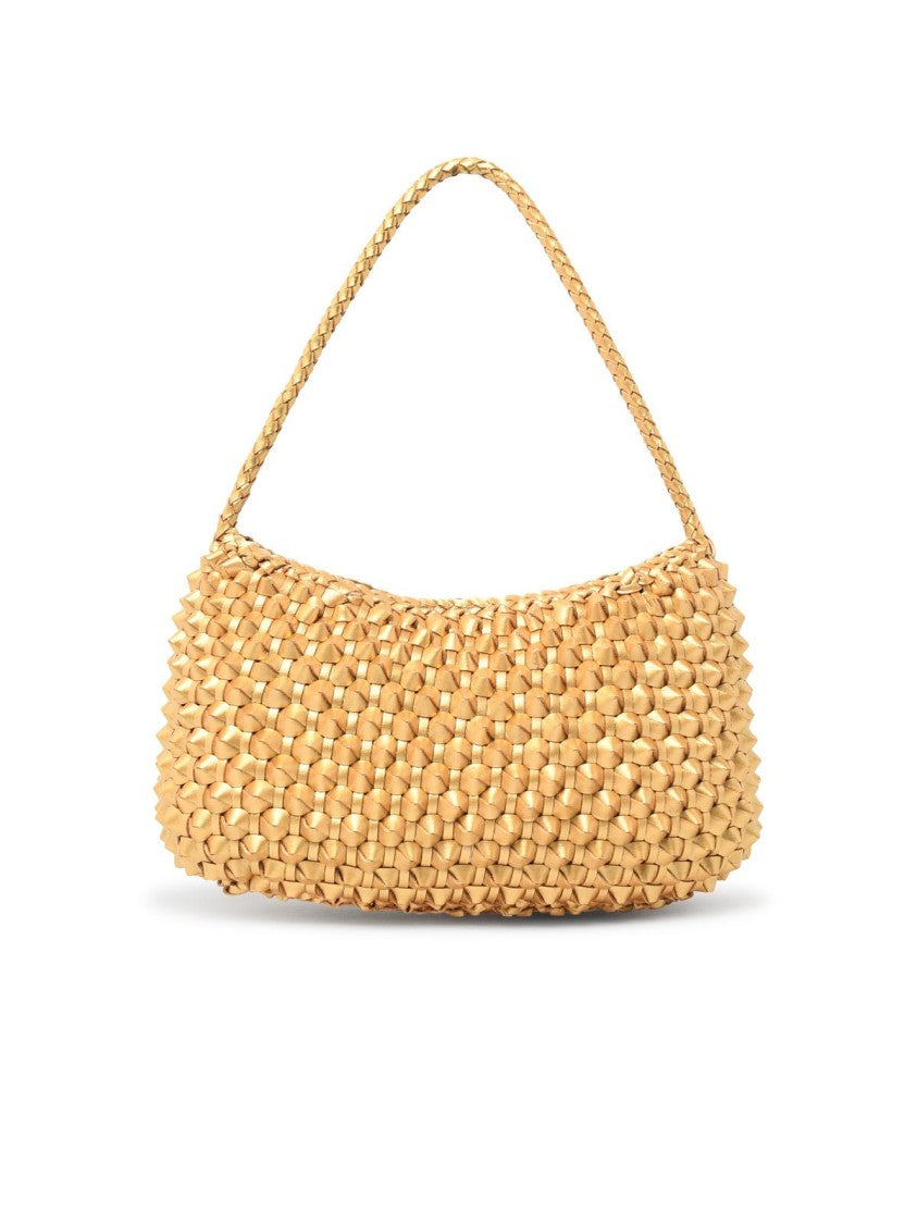 Dragon Diffusion 'Basil Cactus' 'Gold Foil' Gold Leather Bag