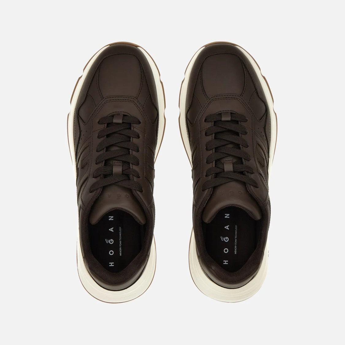 Hogan Hyperlight H Sneakers In Calfskin Leather