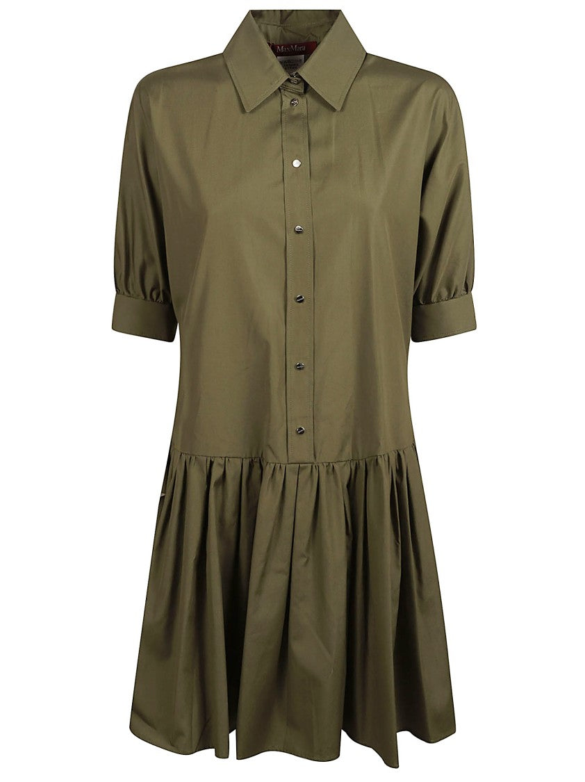 Max Mara Classic Shirt Dress With Structured Collar