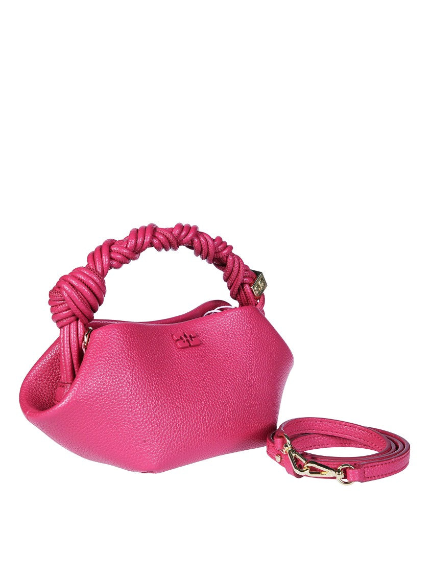 Ganni Bou Mini Grained Textured Shoulder Bag