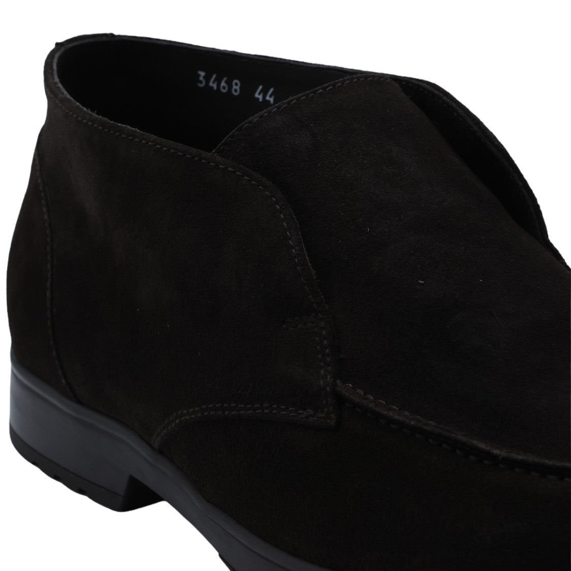 Doucal's Minimalist Black Suede Boots With Rounded Toe
