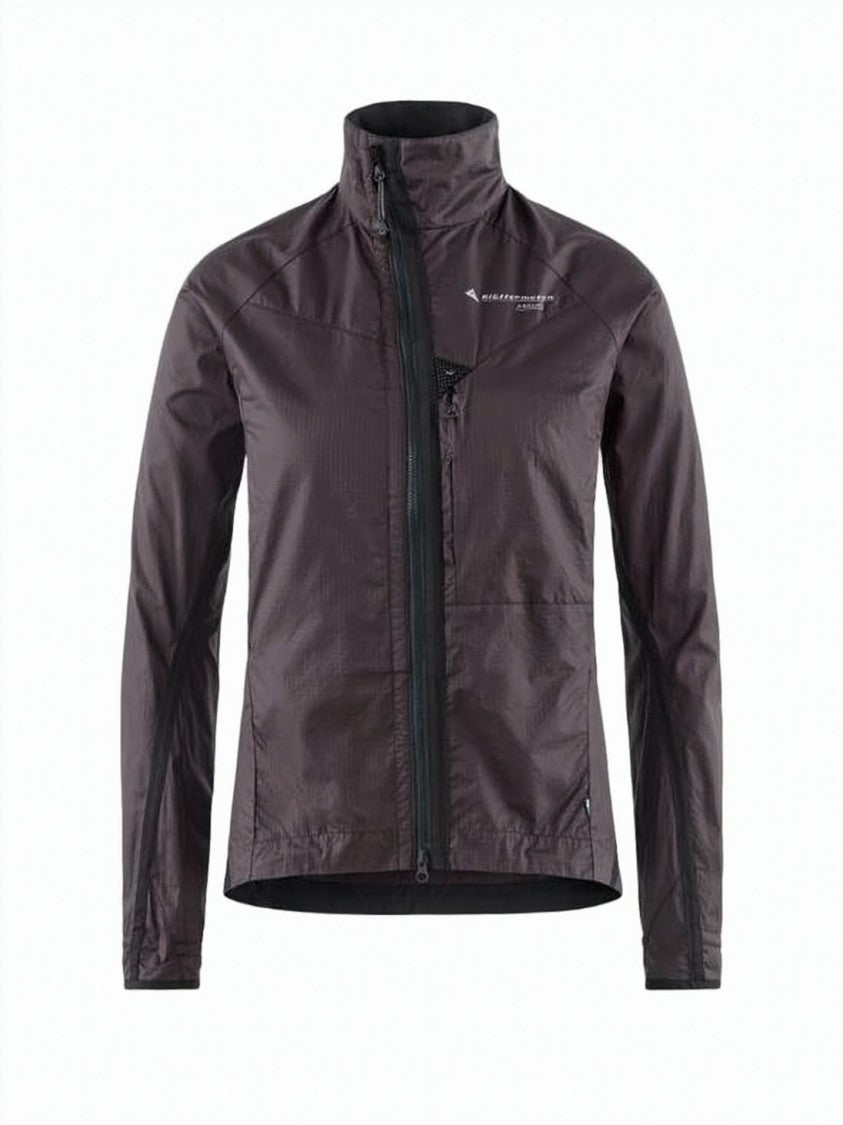 Klattermusen Fitted High Collar Jacket With Zipper Details