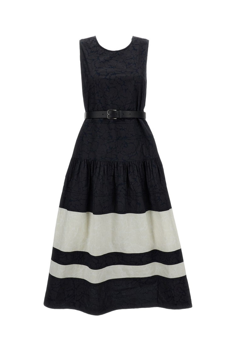Mantù Flowing Blue Dress With Clean Lines