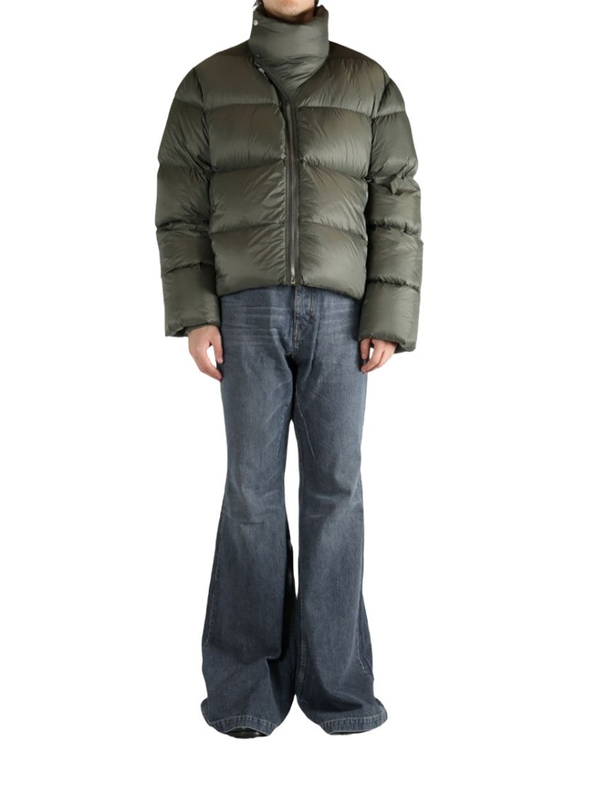 Rick Owens Turtle High-Collar Boxy Down Jacket