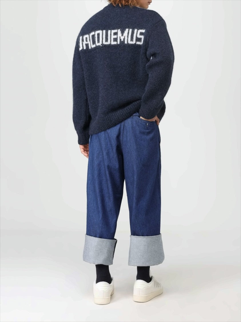 Jacquemus La Maillou Pavan Jacquard Logo Sweater