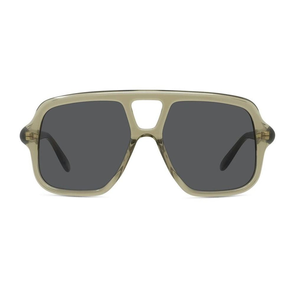 Loewe Slim Double-Bridge Pilot Sunglasses With Engraved Logo